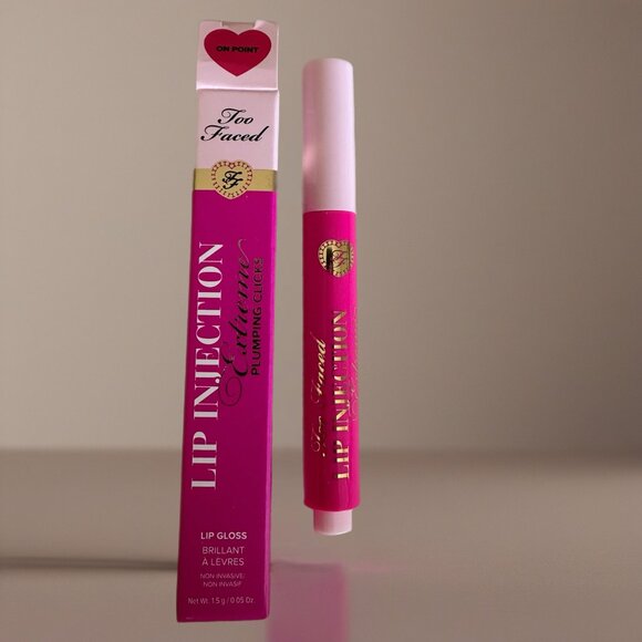 Too Faced Lip Injection Extreme Plumping Gloss – Shade: On Point – 0.05 oz / 1.5 - Picture 1 of 7